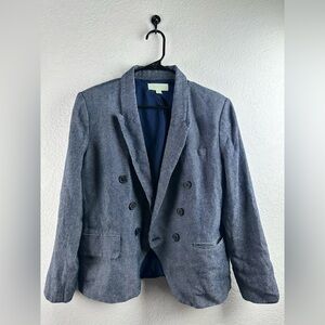 Ryegrass Women’s Gray/Blue Blazer Size 14